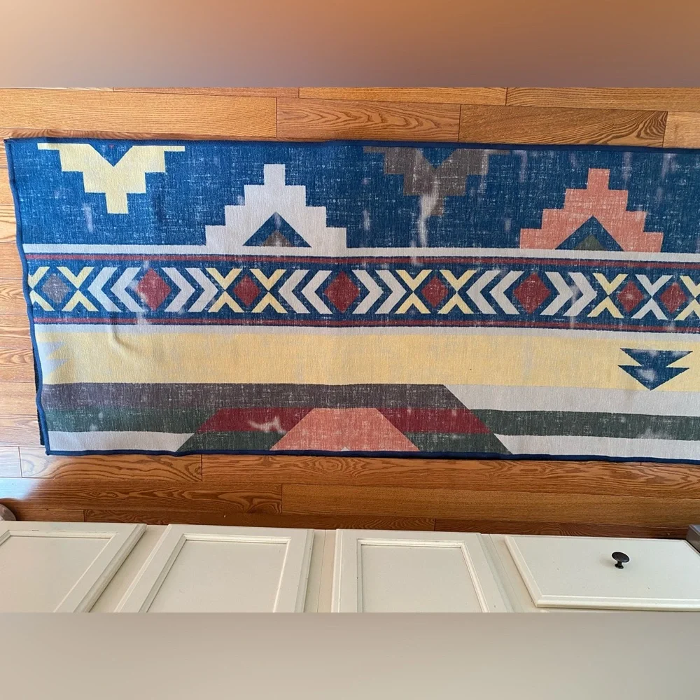 Ruggable Kilim Navy Batik Rug (Rug + Pad) - Picture 5 of 5